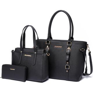 Conjunto de três peças de bolsas Montana Western para mulheres: bolsa de mão e carteira, de ombro, bolsa transvers