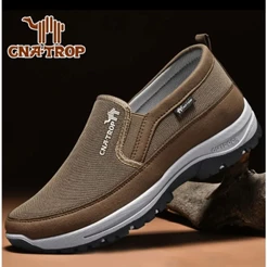 Tenis Mocassim Masculino Casual Adventure de Trilha Reforcado Impermeável com Solado Leve Resistente Promocao Lancamento