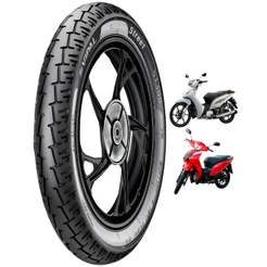 PNEU 80/100-14 ST300 TRASEIRO USO SEM CAMARA 49L HONDA Bis Biz Pop neo 125