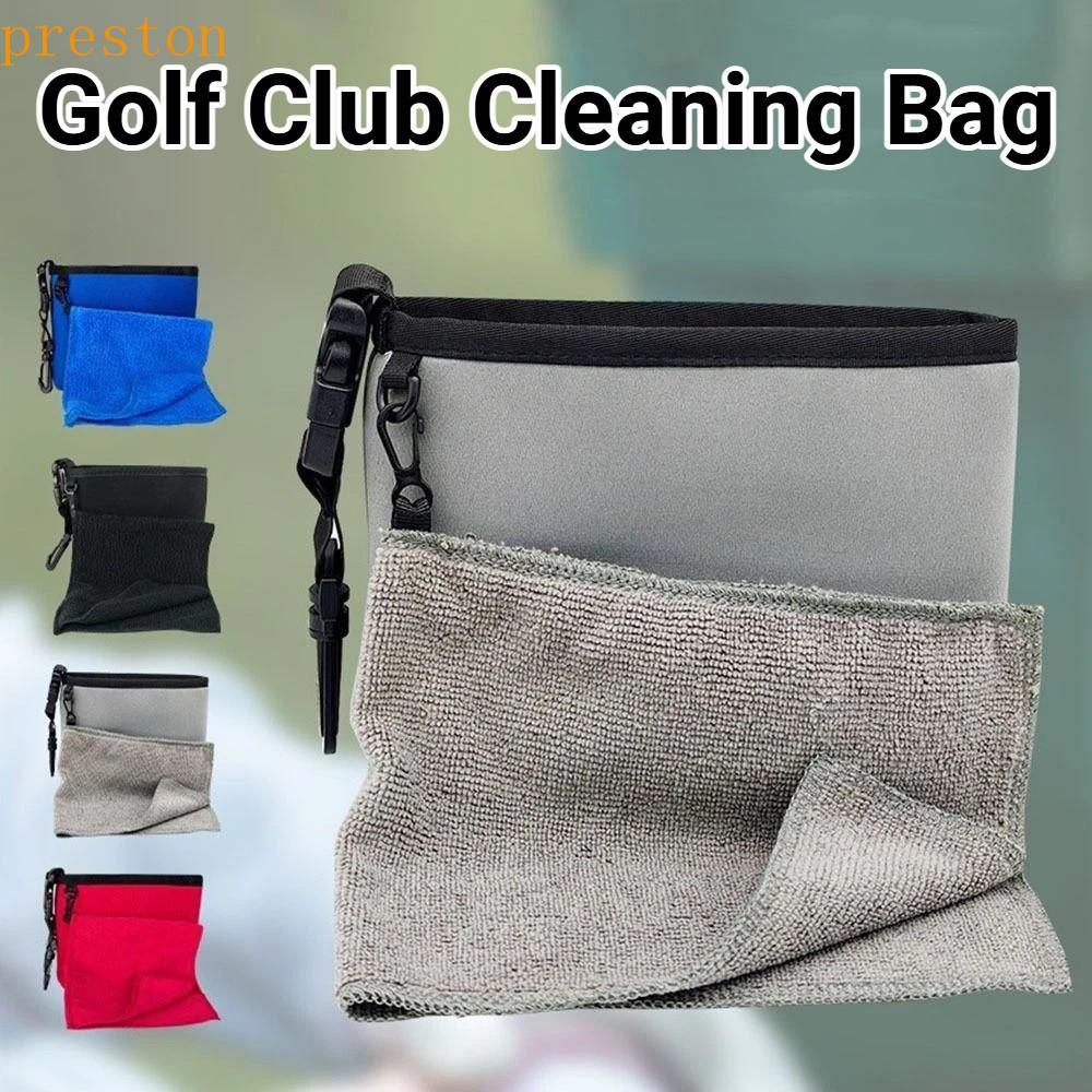 Saco De Limpeza De Golfe PRESTON , Clube Lavável Durável Lavagem De Bola Resistente À Água