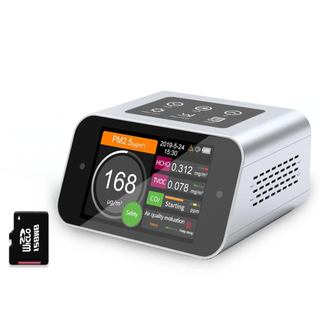 Monitor De Qualidade Do Ar Interno AQI Medidor De Poeira Testador De Poluição Contador De Partículas (PM + TVOC + HCHO +