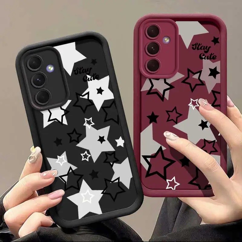 A55 Estrelas Abstratas Céu Olho Escada Caso De Telefone Para Samsung Galaxy A25 A24 A23 A22 A20 A15 A14 A13 A12 A10 A05 