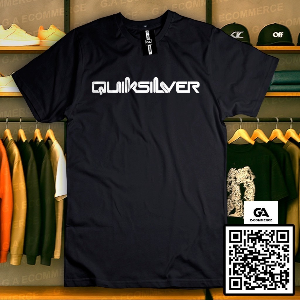 Camiseta Masculina Unissex Quiksilver 100% Algodão Estampada Streetwear Skate Moda Urbana Casual Manga Curta Confortável