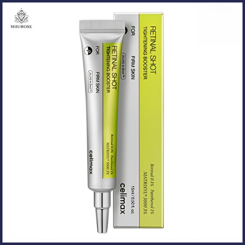 MIIUROSE CELIMAX Sérum Firmador com Retinol 15ml, Reduz Linhas Finas, Melhora Linhas Finas, Sérum Facial Anti-Envelhecim