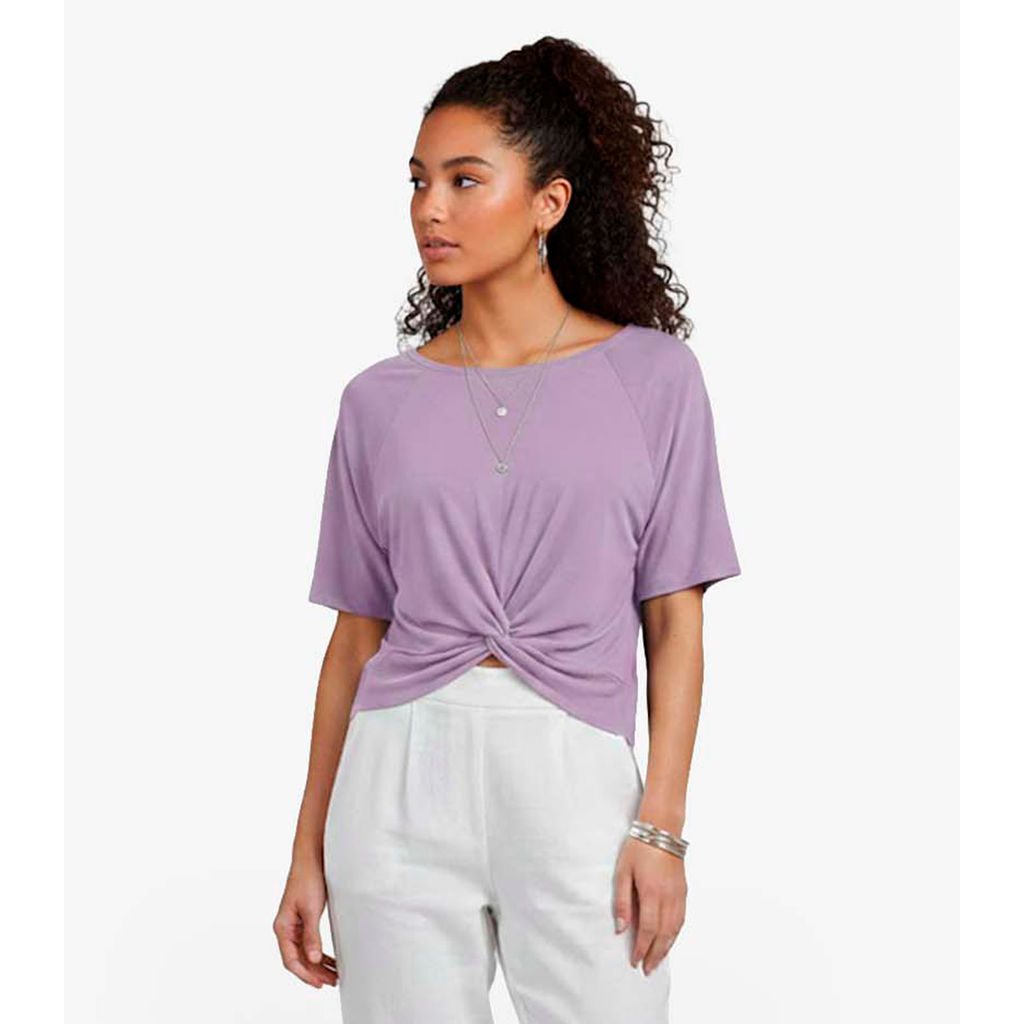 Blusa Feminina Lisa Infinita Cor Roxo