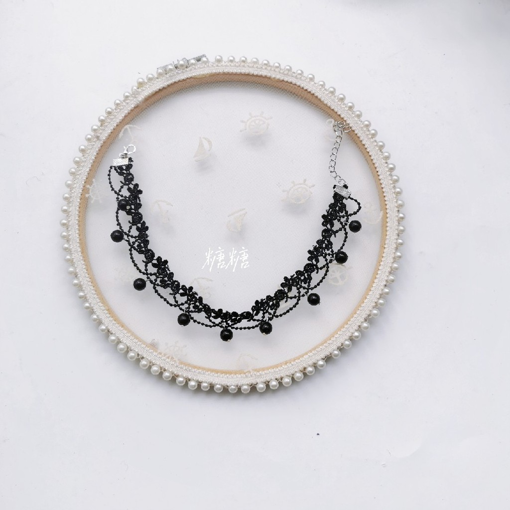 Original lolita lolita lolita diário doce colar bonito menina colar renda pérola pingente colar pequenos objetos