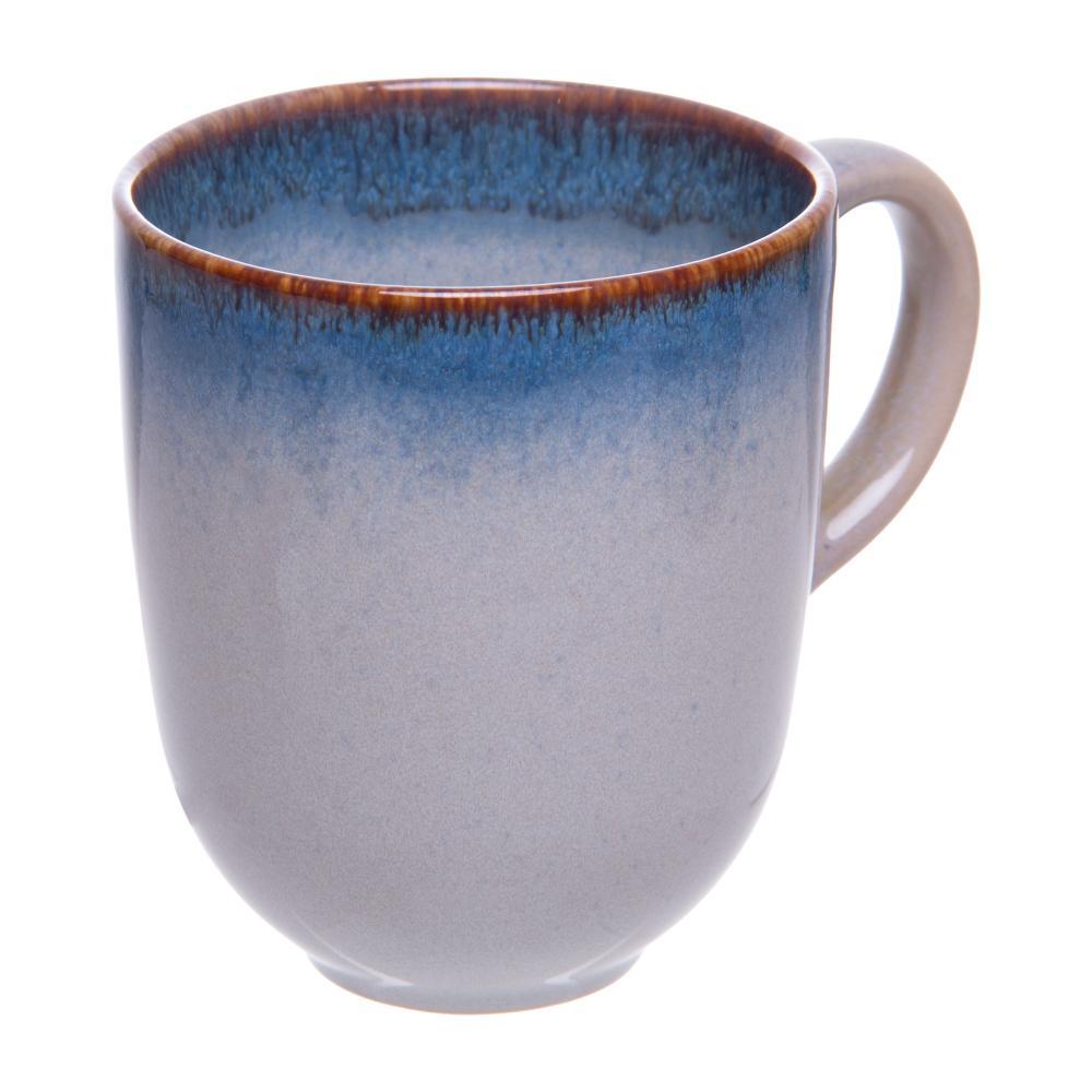 Caneca Amazônia 420ml Azul Cerâmica - Wolff