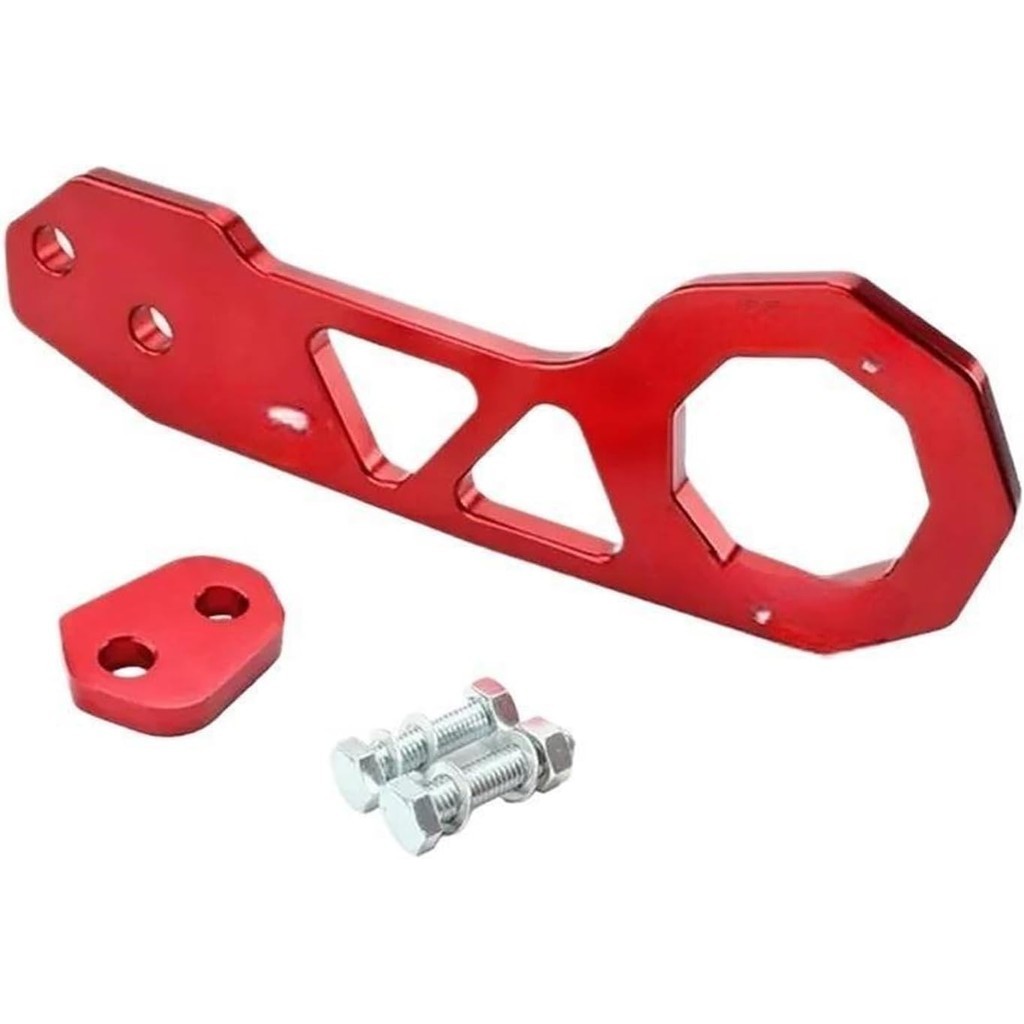 Amortecedor Dianteiro Gancho De Reboque Capa Corrida Traseiro Apto Para Toyota Mazda (Vermelho)