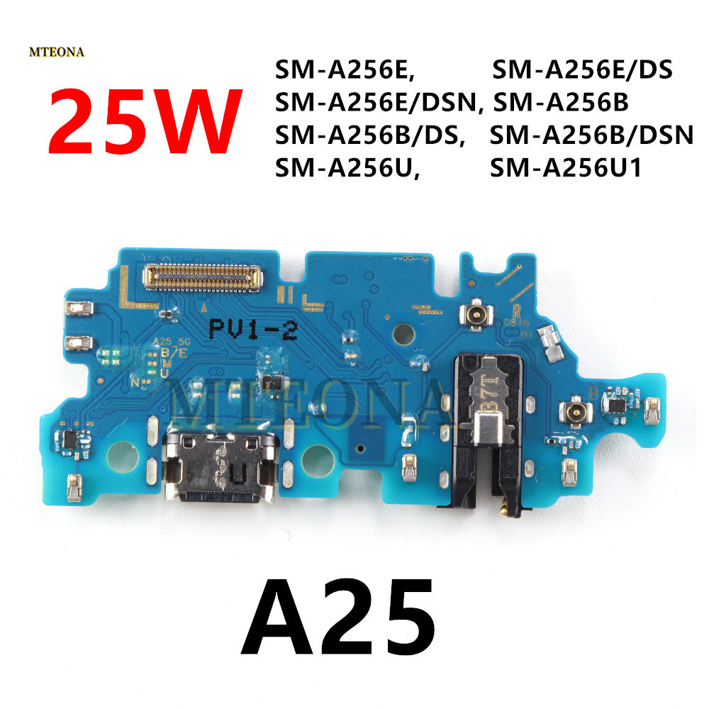 Porta De Carregamento USB Tipo-C De 25W Para Samsung Galaxy A25 A256B SM-A256E A