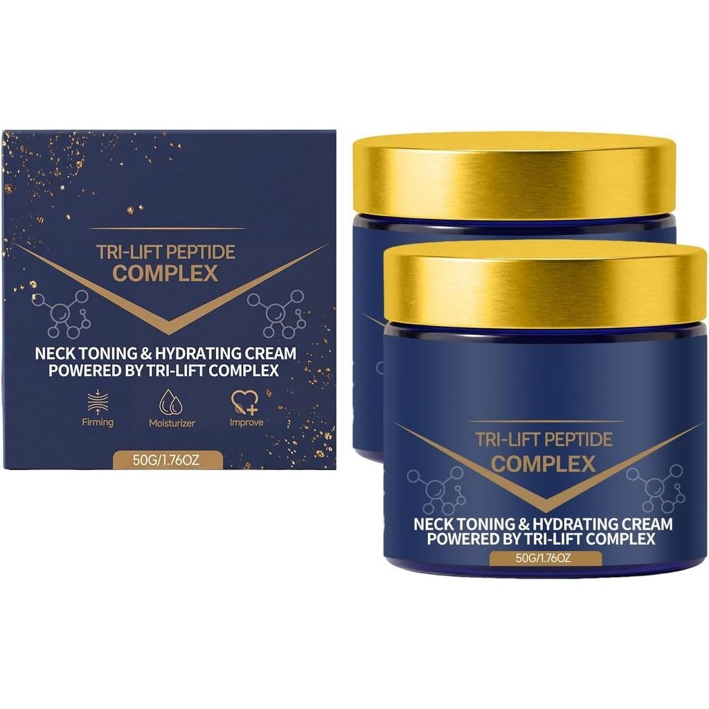 Complexo de Peptídeos Tri-Lift, Peptídeo Tri-Lift Contra Rugas e Envelhecimento, Hidratante Firmador para Pescoço e para