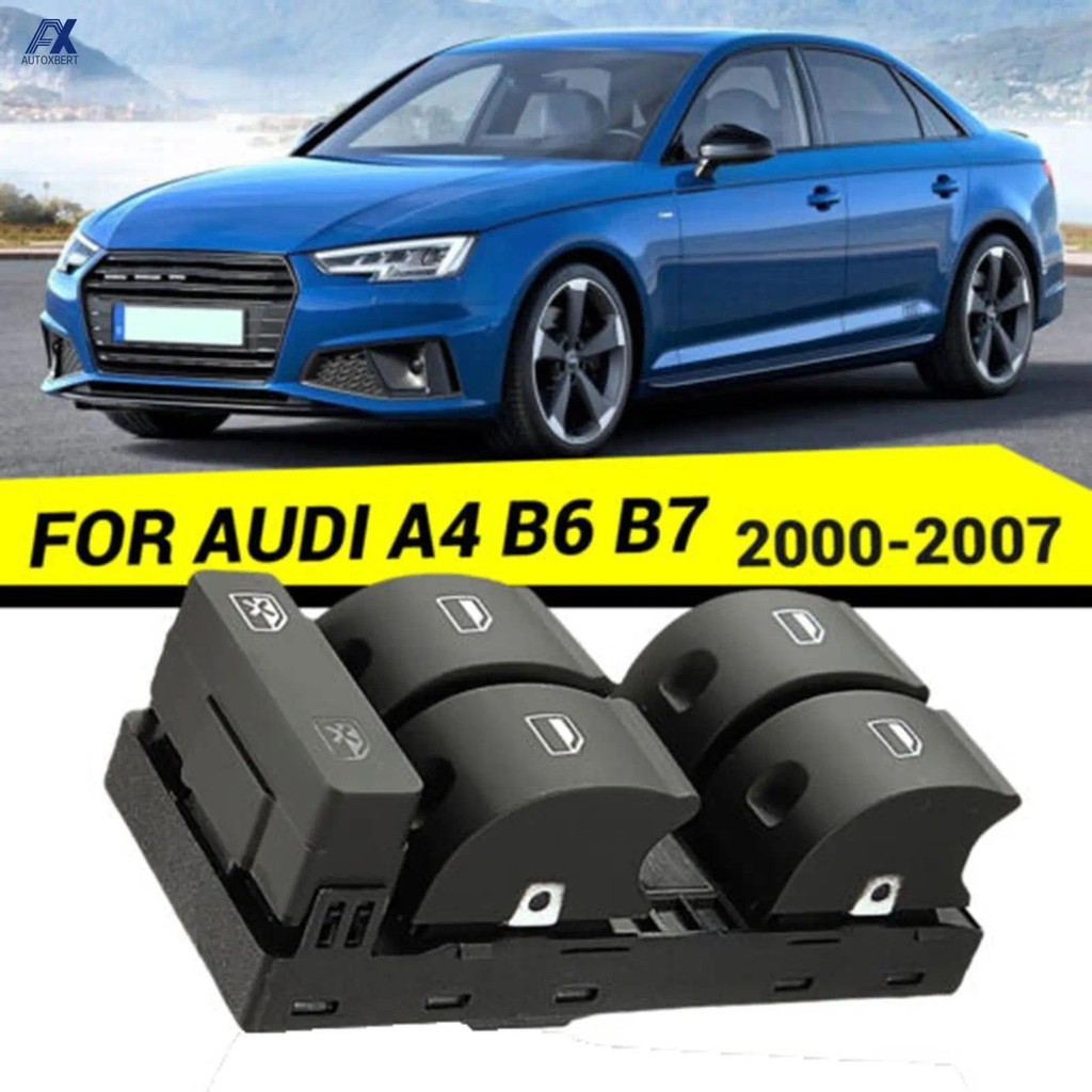 Acessórios Do Carro Elétrico Mestre Interruptor Da Janela De Energia Painel Levantador Botão Para Audi A4 B7 2004 2005 2