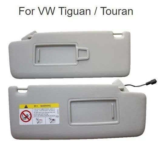 Para VW Tiguan 2017-2022/Foran 2016 Interior Sunvisor Com Espelho Lâmpada Montagem De Guarda-Sol Dianteiro Acessórios Do
