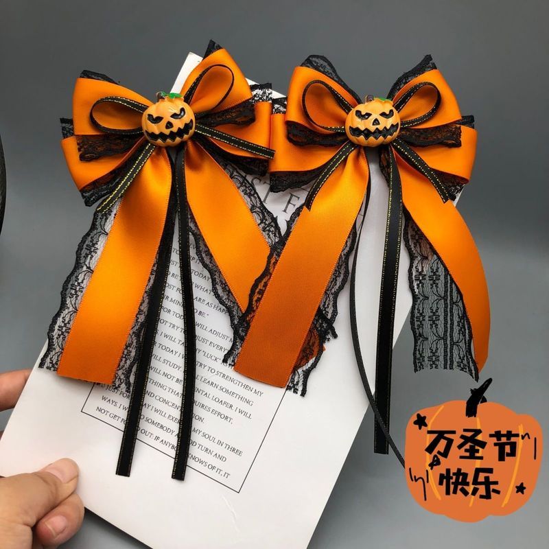 Estoque pronto 2026 Halloween Headwear Arco Pin Renda Dor Bidimensional Baotou Engraçado Headwear Acessórios de Festa 8.