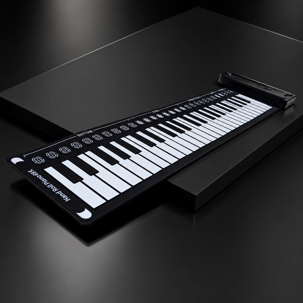 Teclado Piano Flexível Musical com 32 Níveis de Som