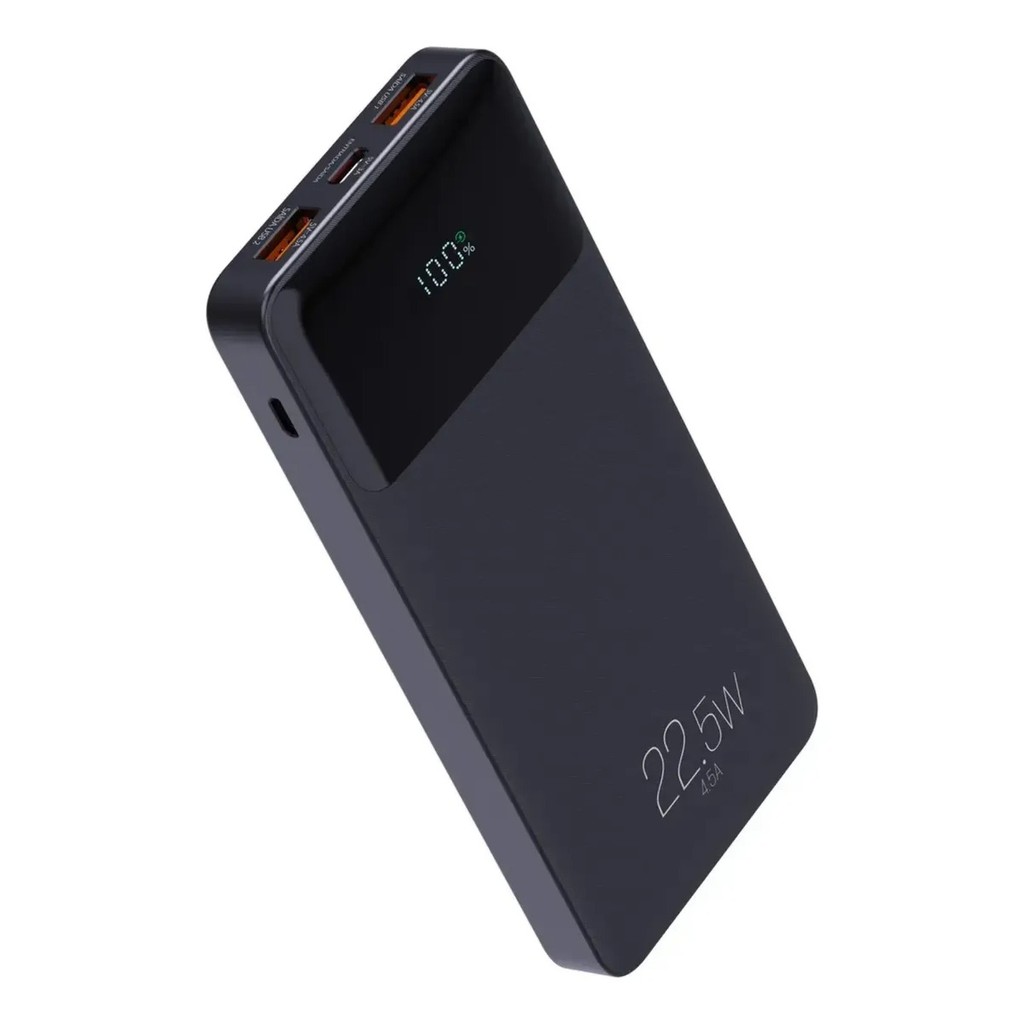 Power Bank ELG 10200mAh Turbo Preto Original | Carregamento Rápido Múltiplas Saídas USB | Novo Lacrado na Caixa