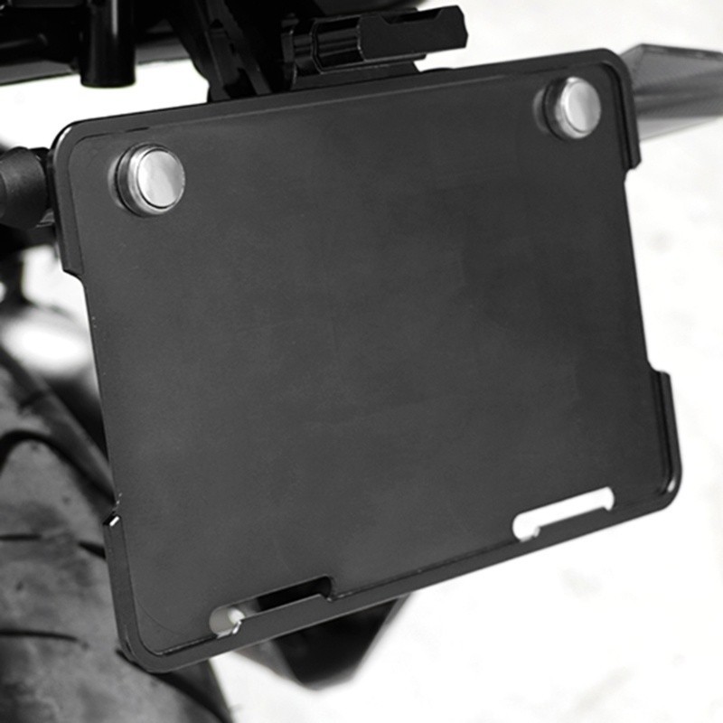 Suporte Universal De Alumínio Para Placa De Licença Scooter De Moto