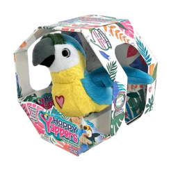Pelúcia Interativa Happy Yappers Papagaio Azul Multikids - BR2778