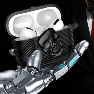 AirPodsPRO3 Capa protetora AirPods4 Apple Capa para fone de ouvido 7a geração Caveira Fechadura giratória exclusiva20260