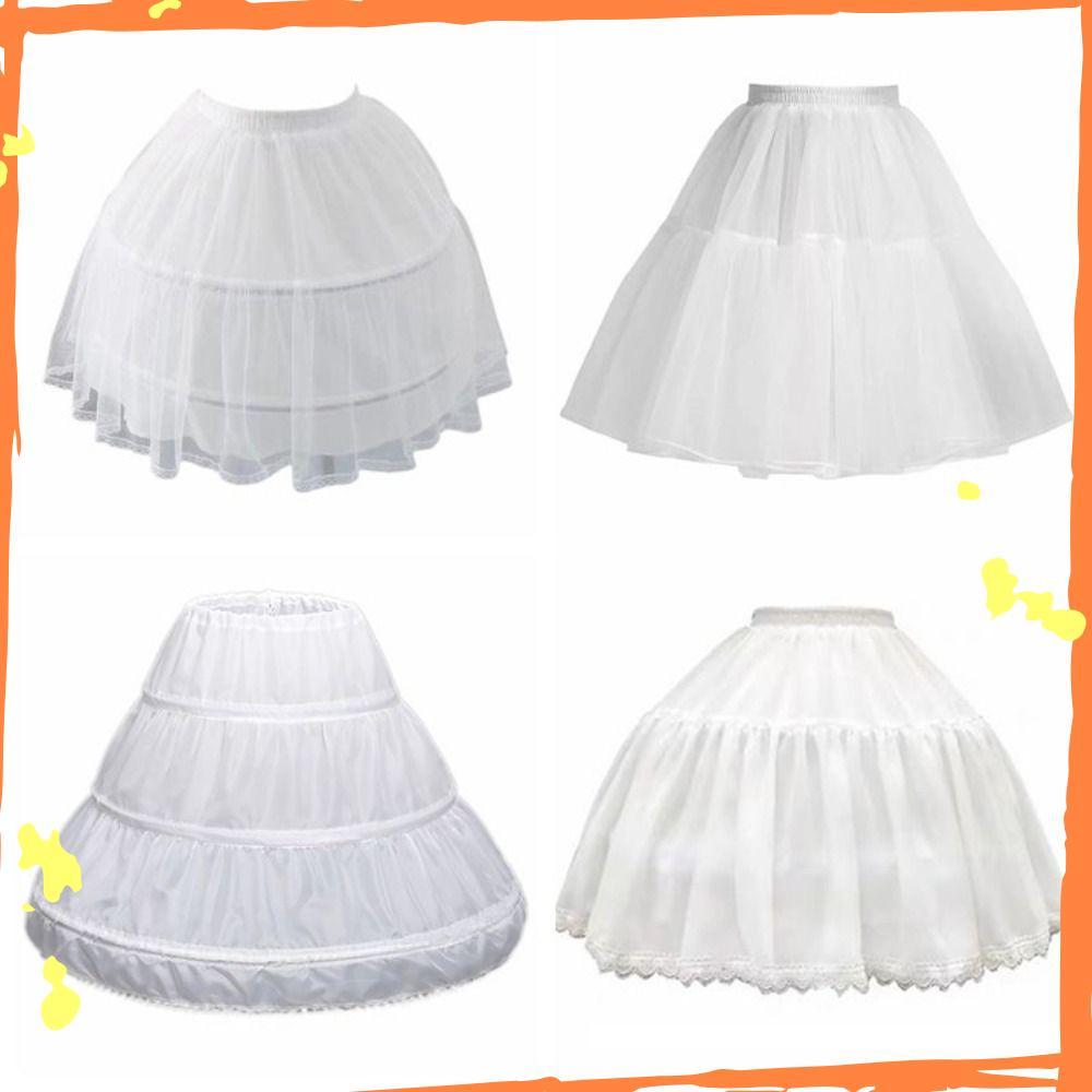 Petticoat , Lolita Saia Branca , Cosplay Bainha Grande Vestido De Baile Linha A Feminino