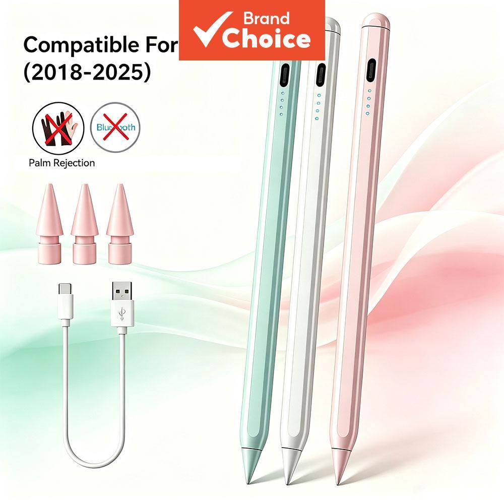 Caneta Stylus TOILEUM para iPad Tela sensível ao toque Lápis para tablets + 3 pontas para iPad 2018-2026