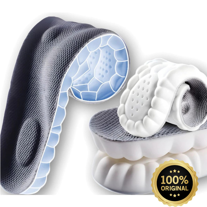 Kit 2 - Palmilha De Altissimo Conforto 4d Tênis Sapatos Ortopédica