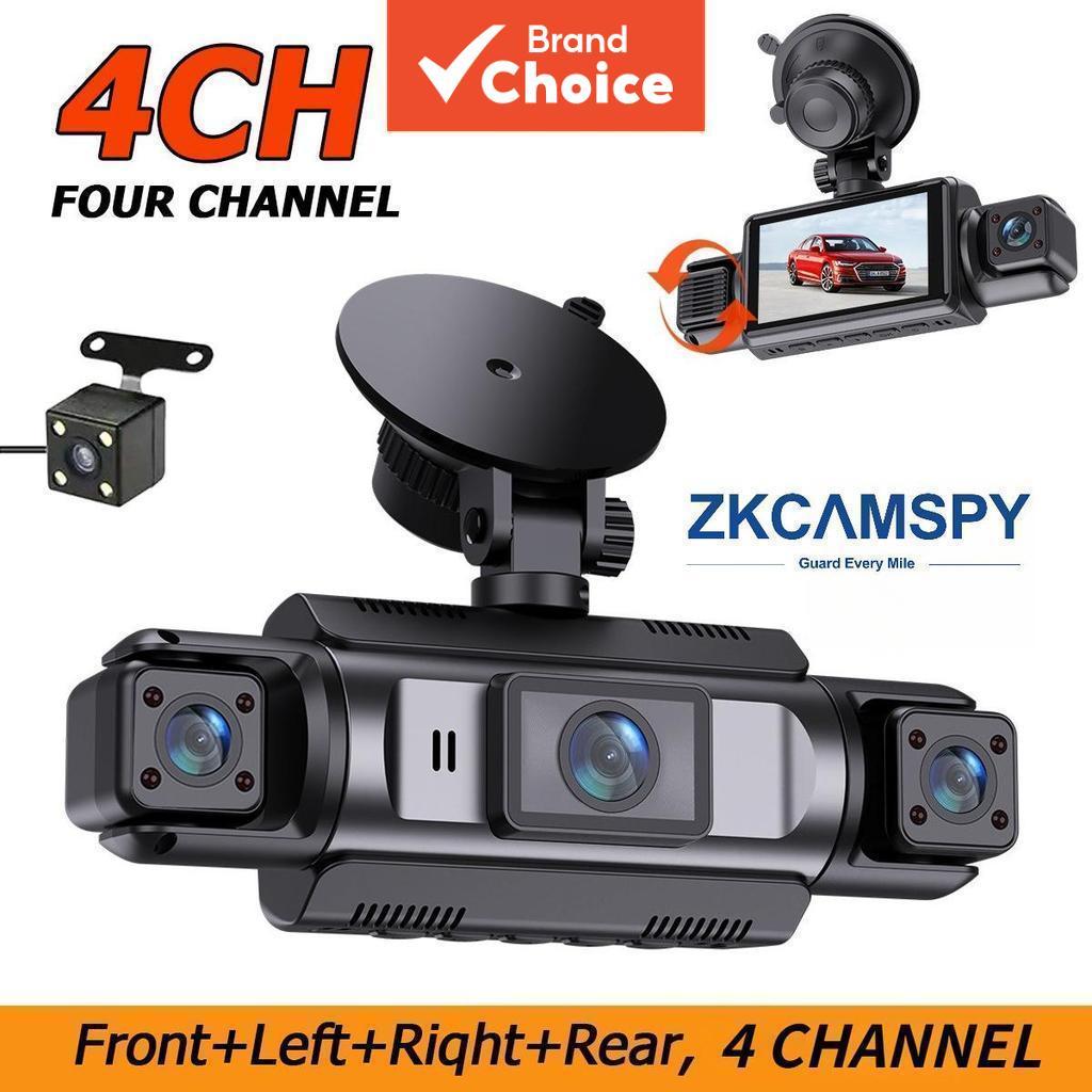 Câmera Dash 360 ° Dvr Ir Night Vision 24h Monitor De Estacionamento Loop Record Cabine Traseira Dianteira