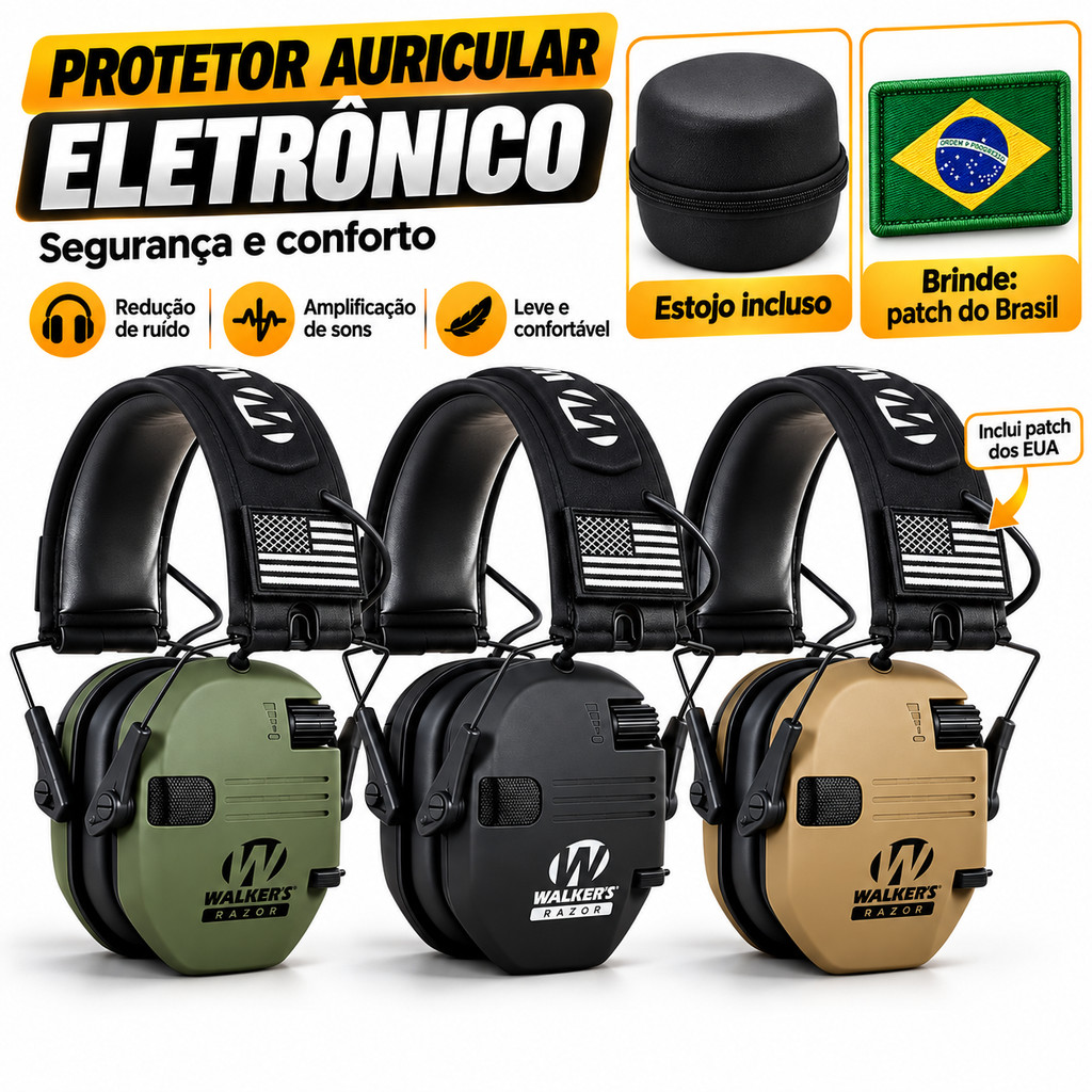 Fone De Ouvido De Tiro Eletrônico Versão Montada No Capacete De Caça E Redução De Ruído Proteção Tática Da Auditiva Do