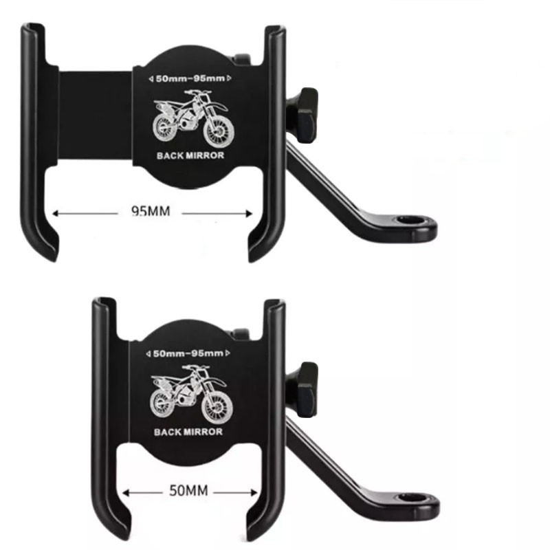 Suporte De Telefone Para Motocicleta Em Liga De Alumínio-Navegação Pilotos De Entrega