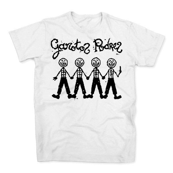 [Camiseta Premium em Algodão Puro]GXG Camiseta Algodao Garotos Podres Punk Rock Banda Nacional Musica Nervous
