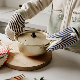 1 par luvas térmicas Anti-escaldante estilo japonês luvas especiais de cozinha de alta temperatura adequadas para YUQQ