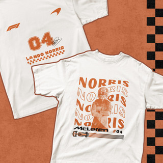 [Camiseta Premium em Algodão Puro]GXG Camiseta Estampada Formula 1 2026 Lando Norris Piloto McLaren Camisa Unissex Em Al