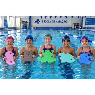 Prancha de natação Infantil Unissex Bichinhos  Eva 40x27cm x 30mm
