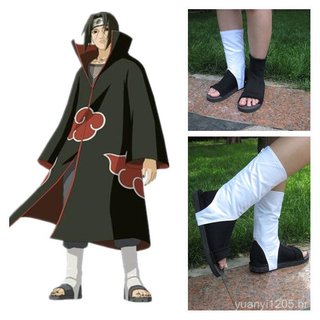 Sapatos Cosplay Akatsuki Nanja Festa De Natal Do Dia Das Bruxas Sandálias Botas Chinelos