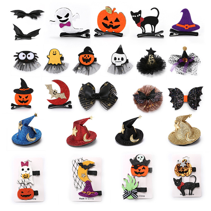 Halloween hairpin Headdress fantasma Festival fantasma aranha abóbora morcego acessórios para o cabelo hairpin halloween