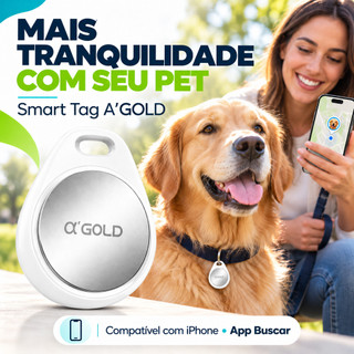 Smart Tag Rastreador GPS Localizador Air Tag Inteligente (Apple Find My) Original A'GOLD