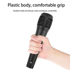 Microfone Para Karaoke Com Fio Dinâmico Profissional Mi338