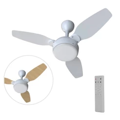 Ventilador de teto 3 pás dupla face com controle remoto - Legacy Inverter Led - Ventisol