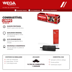 Filtro de Combustível Kia Soul 2011 A 2020 WEGA