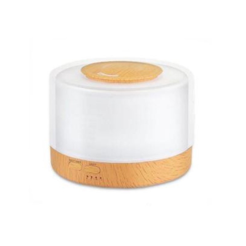 Difusor Aromatizador Ultrassonico com Ultrassônico LED 7 Cores Óleos Essenciais Aromaterapia Ambiente Casa Escritório