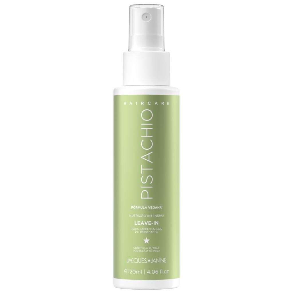 Jacques Janine Spray Leave-In Hair Care Pistachio Pistache Nutrição Intensa 120ml Vegano em Oferta na Shopee