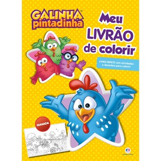 Galinha Pintadinha - Meu livrão de colorir em Oferta na Shopee