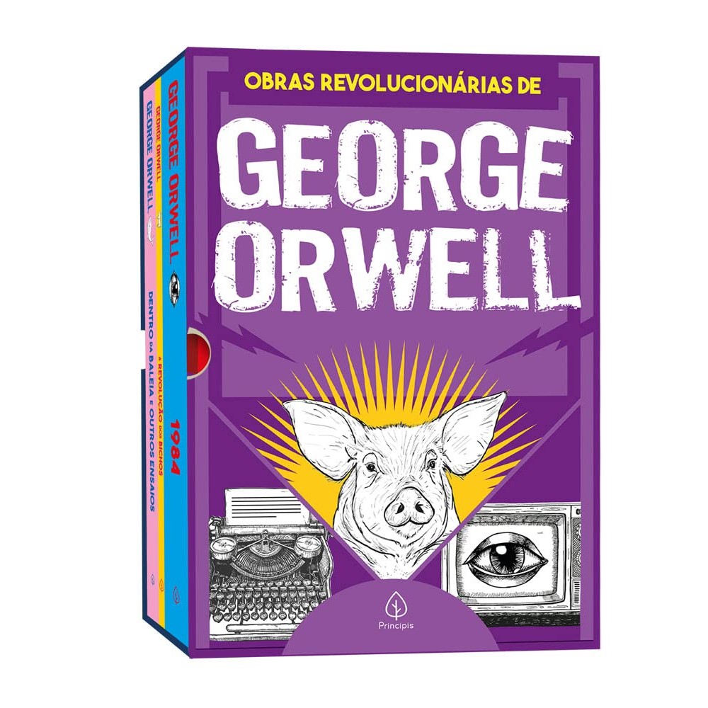 Box com 3 livros | As obras revolucionárias de George Orwell em Oferta na Shopee