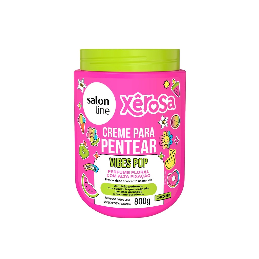 Creme para Pentear Xêrosa Vibes Pop 800g em Oferta na Shopee