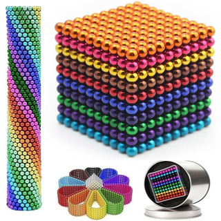 Bolas Magnéticas 1000 Peças Para Adultos Brinquedos Magnéticos , Brinquedo De Mesa De Construção De Escritório Magnético em Oferta na Shopee