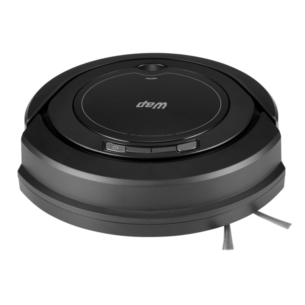 Detalhes do Robô Aspirador WAP Robot W90 3 em 1 Varre Aspira e Passa Pano Autonomia de 1h40 3 Modos de Limpeza