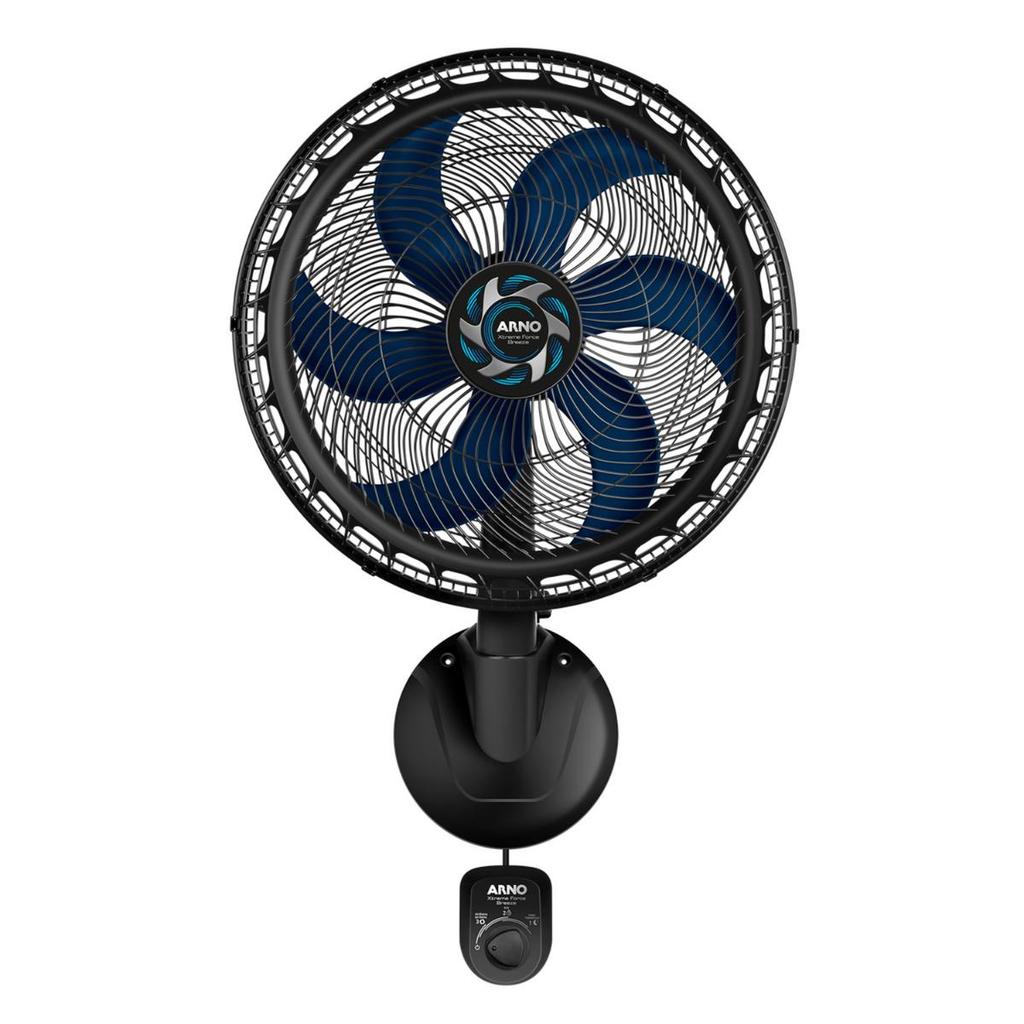 Ventilador De Parede Xtreme Force Breeze Com 6 Pás 50cm Vb51 126w Preto Arno em Oferta na Shopee