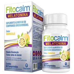 Fitocalm Melatonina - 90 Comprimidos Maracujá - Catarinense