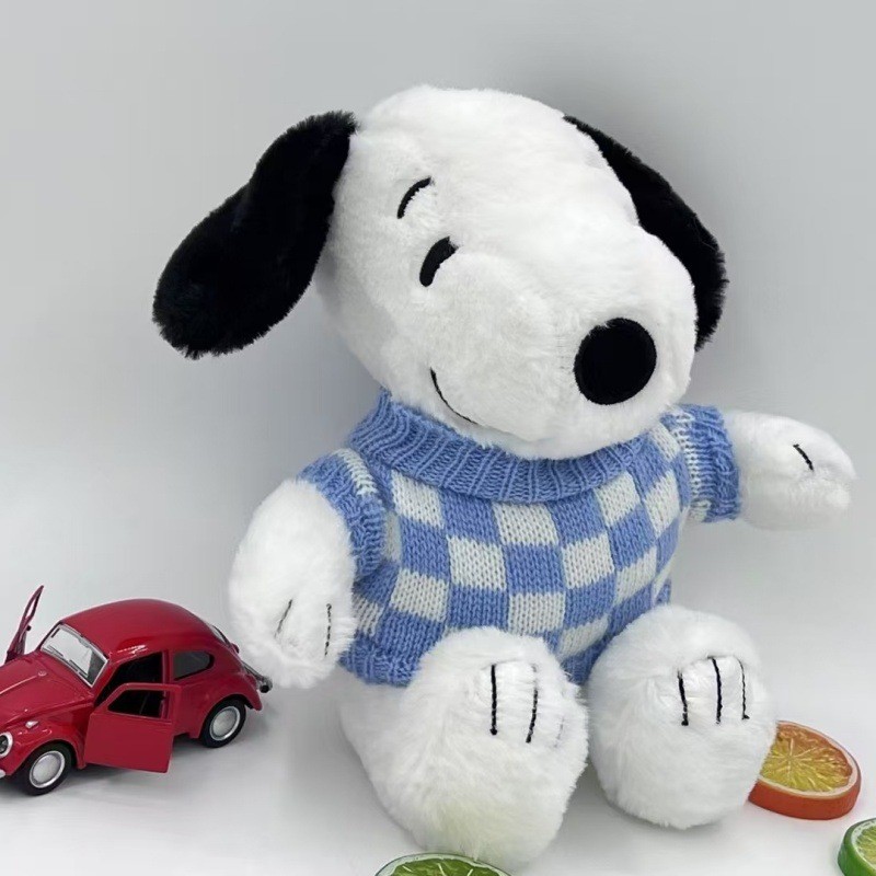 Bonito natal Snoopy boneca brinquedo de pelúcia bonito boneca de pelúcia dos desenhos animados presente do feriado em Oferta na Shopee