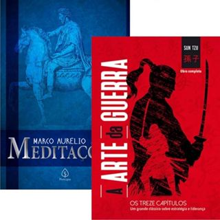 Kit 2 Livros | Meditações de Marco Aurélio + A Arte da Guerra em Oferta na Shopee