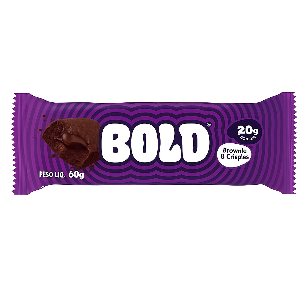 Barra de Proteína BOLD Unidade 60g - Brownie and Crispies